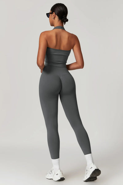 Lilou Halter Top | Deep Grey