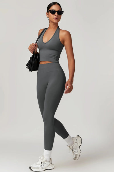 Lilou Halter Top | Deep Grey