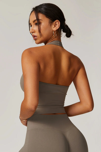 Lilou Halter Top | Deep Grey