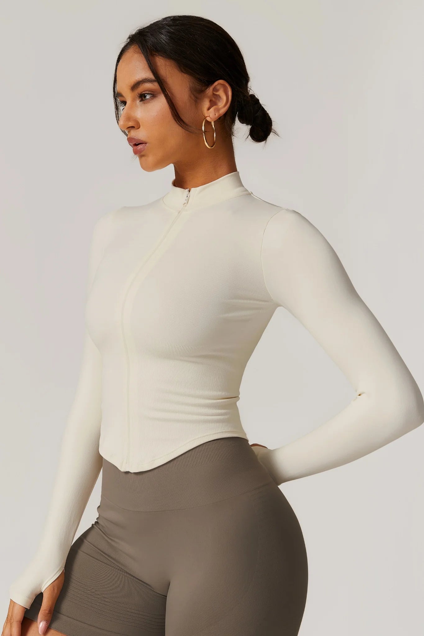 Eva Zipper Jacket | Deep Grey