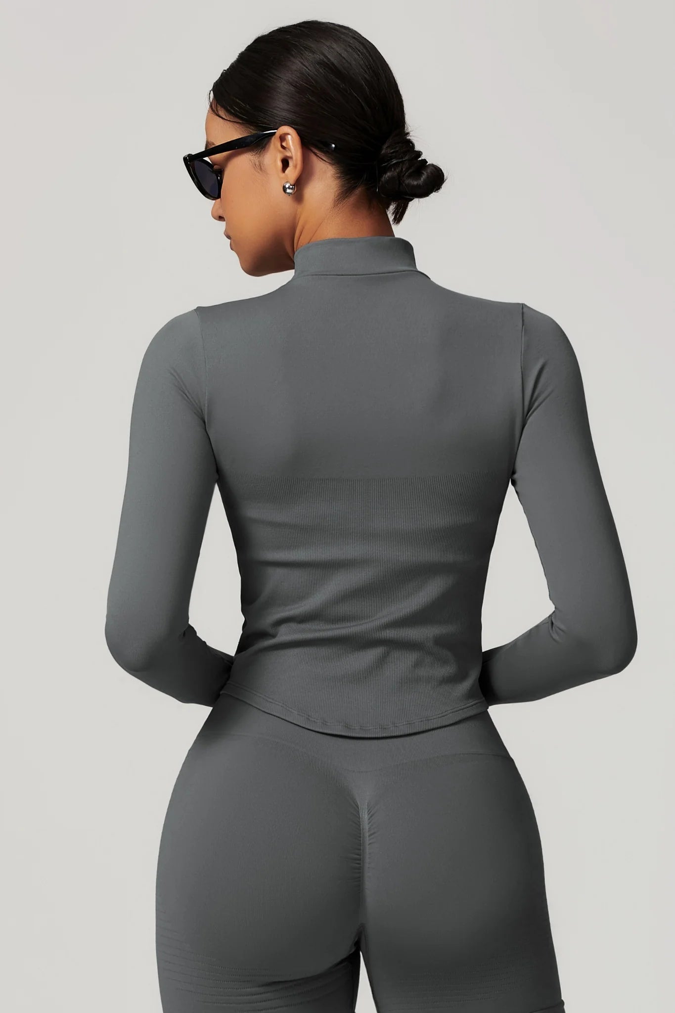 Eva Zipper Jacket | Deep Grey