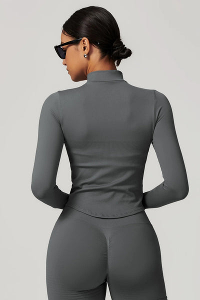 Eva Zipper Jacket | Deep Grey
