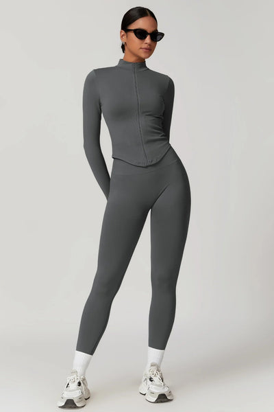 Eva Zipper Jacket | Deep Grey