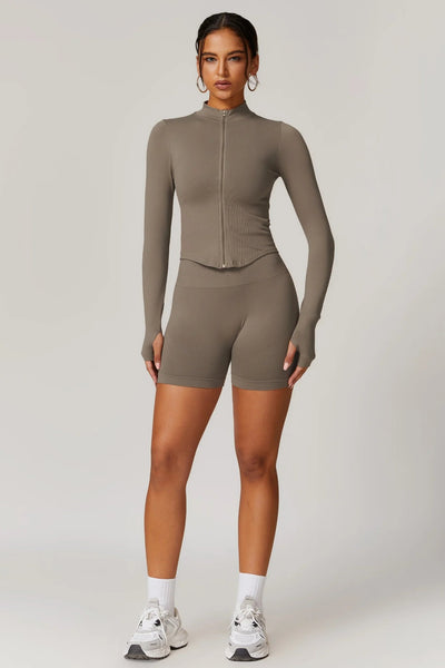 Eva Zipper Jacket | Deep Grey