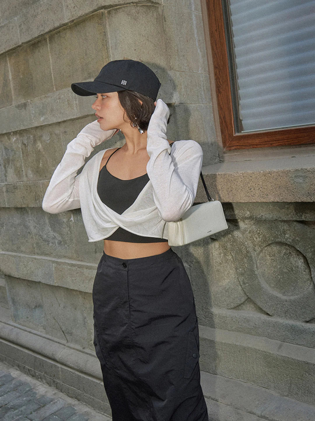 Laurine Knitted vest | White
