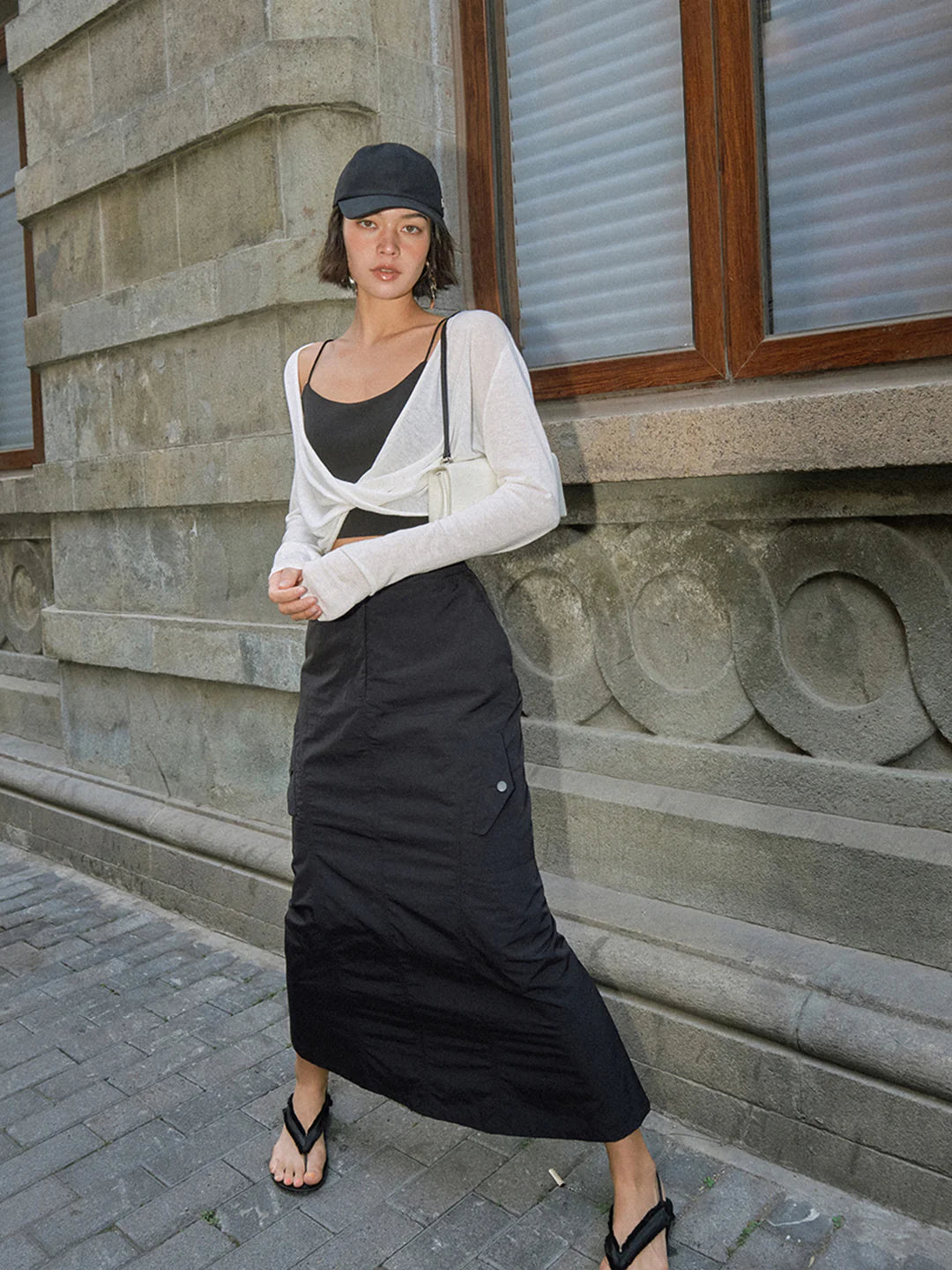 Laurine Knitted vest | White