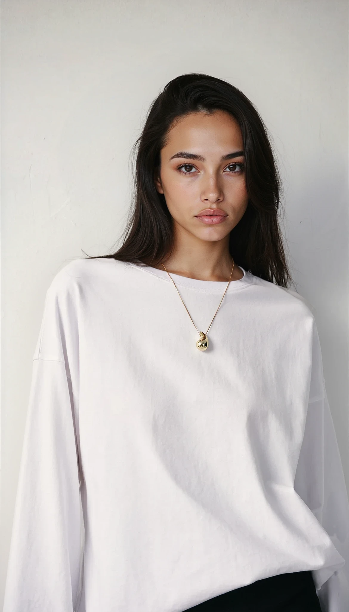 Imani Long Sleeve Tee | White