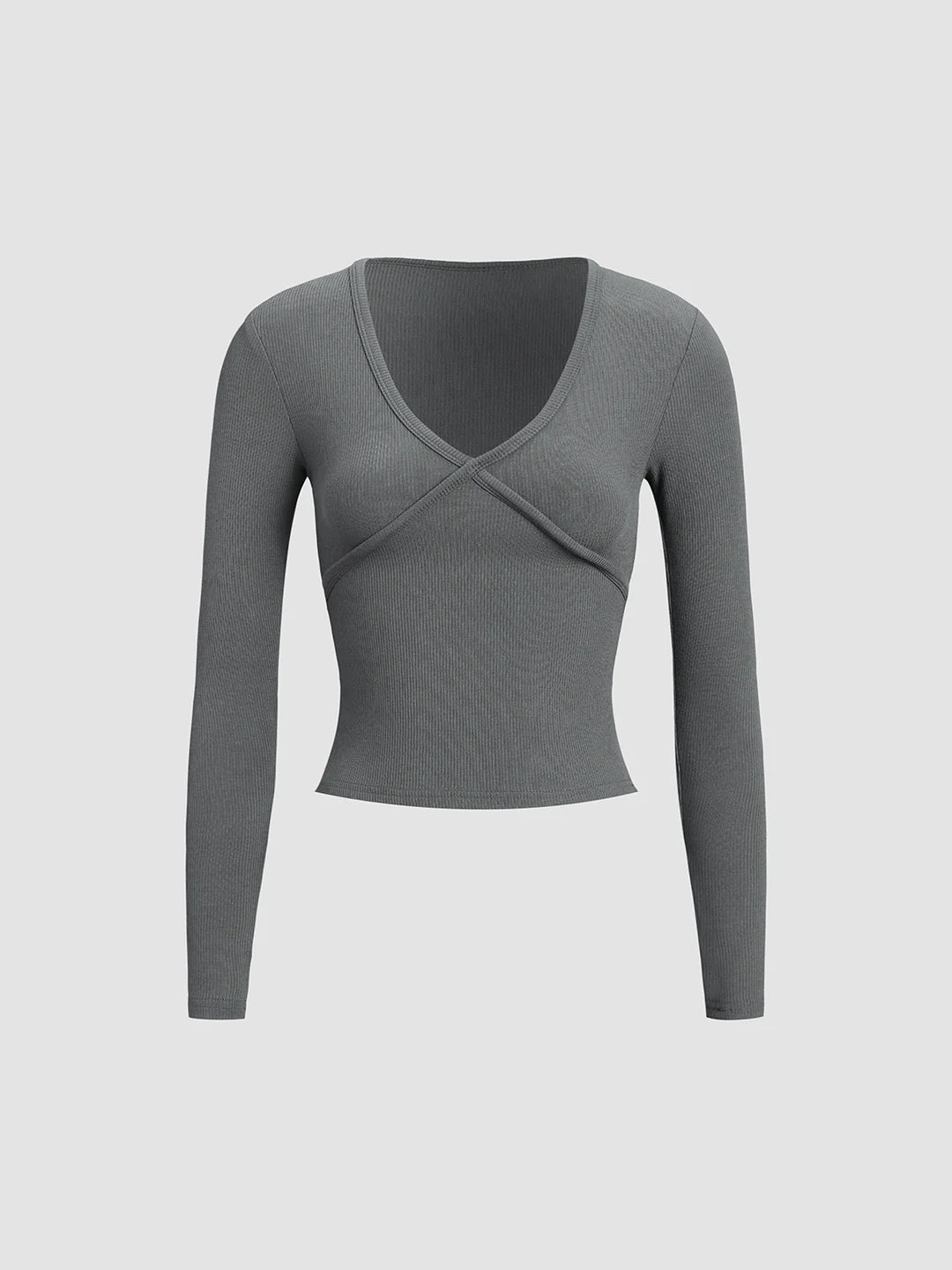 Alia Long Sleeve Top | Deep Grey