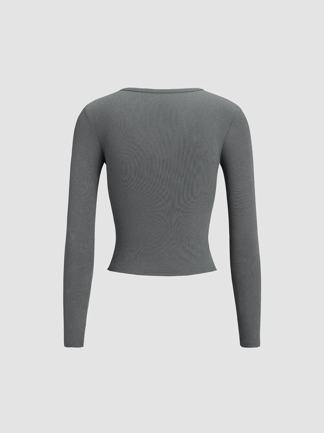 Alia Long Sleeve Top | Deep Grey