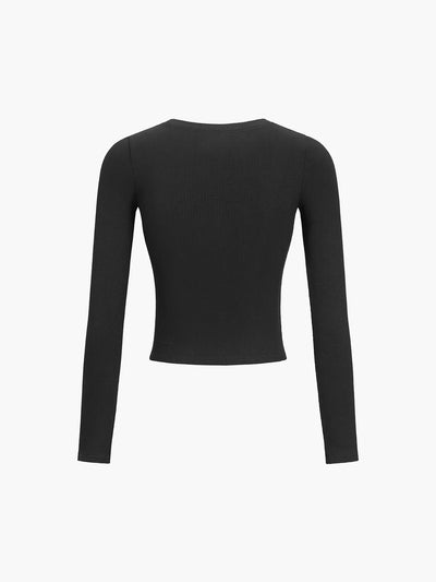 Bettina Long Sleeve Top | Black