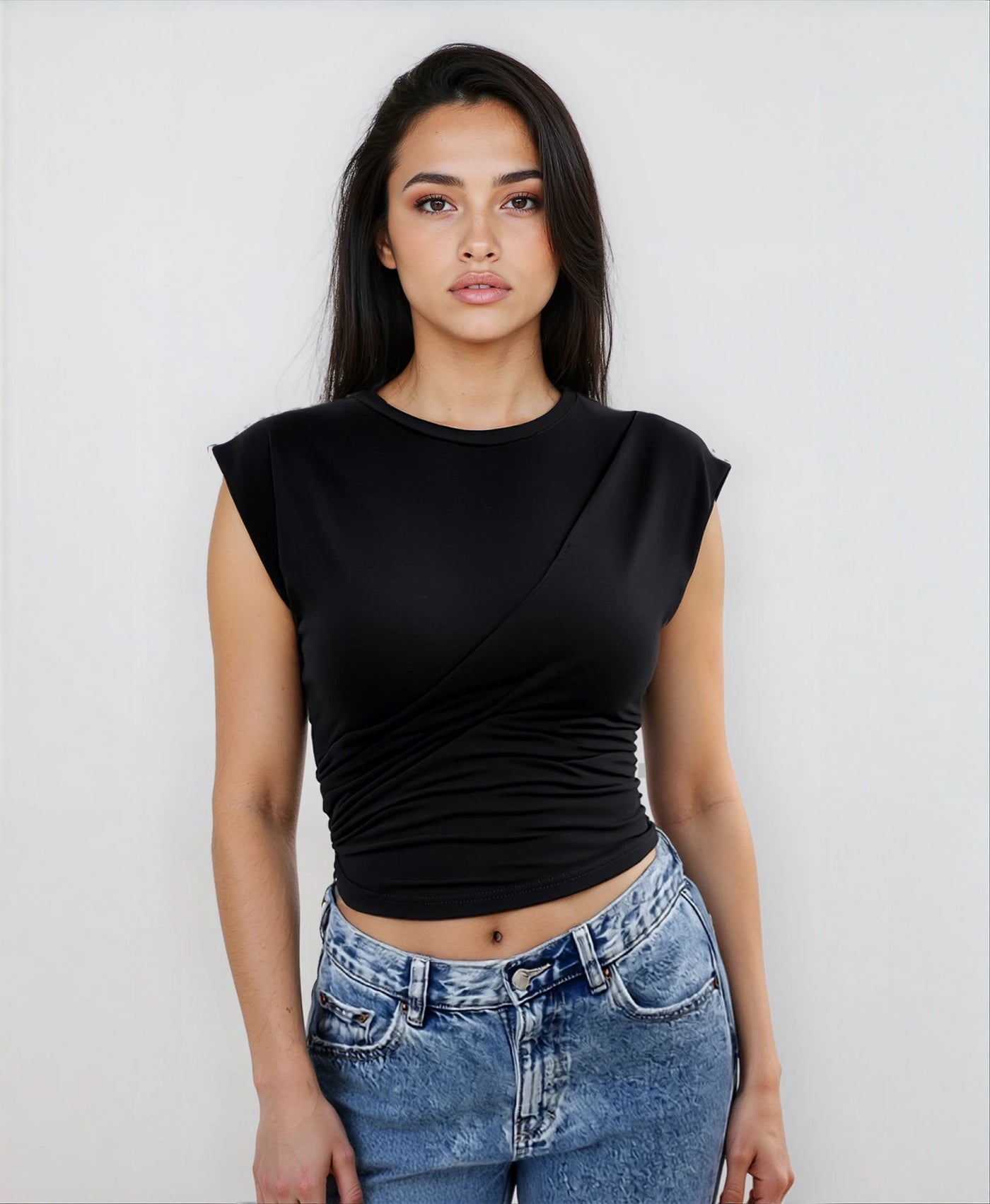 Raya Top | Soft Black