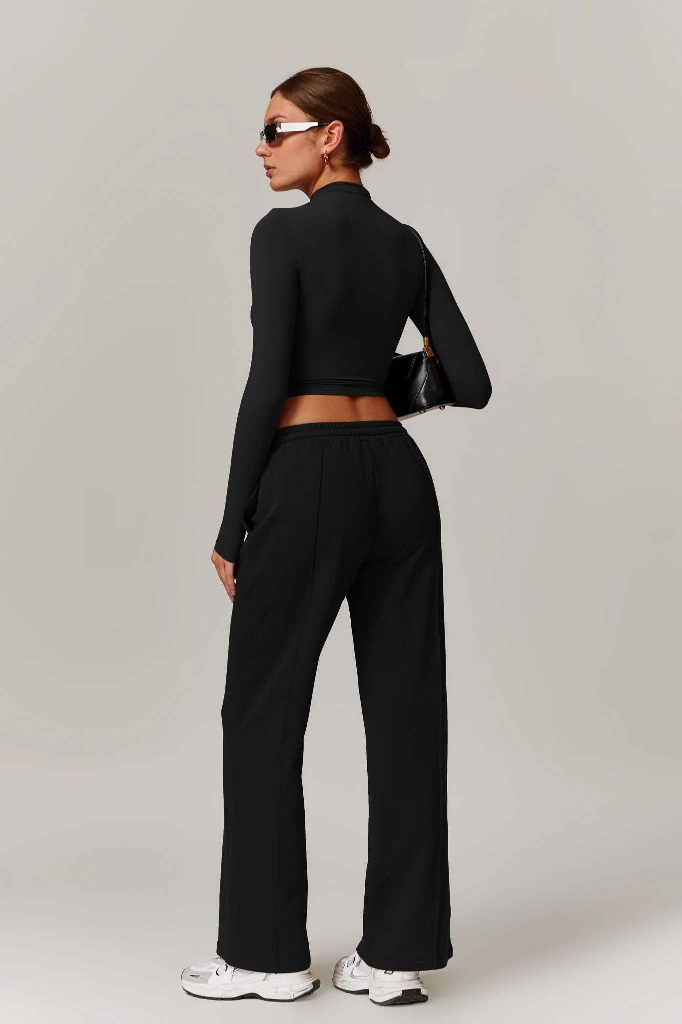 Giulia Long Sleeve Top | Cocoa