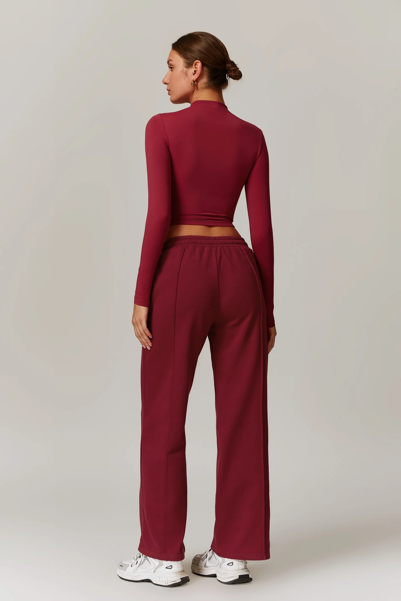 Giulia Long Sleeve Top | Cocoa