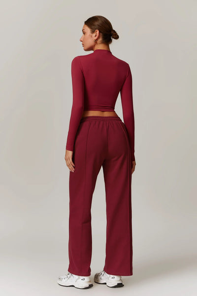 Giulia Long Sleeve Top | Cocoa