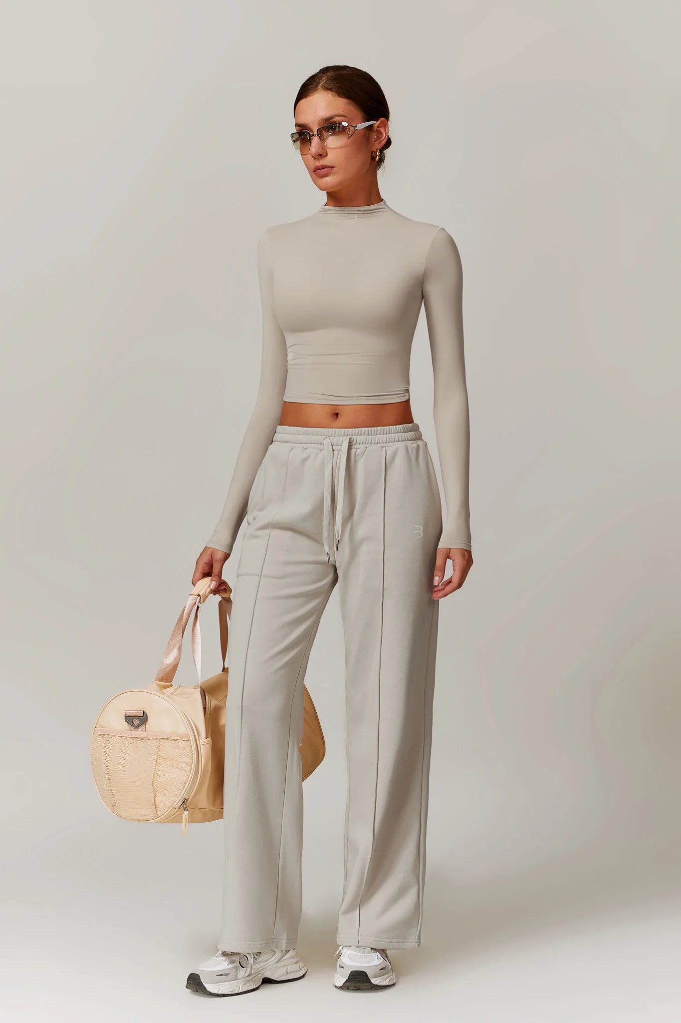 Giulia Long Sleeve Top | Cocoa