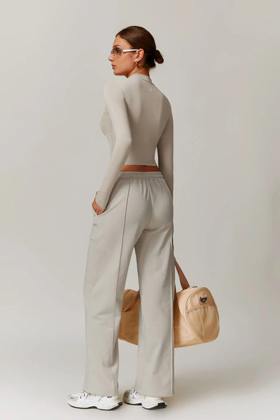Giulia Long Sleeve Top | Cocoa