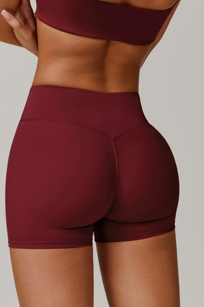 Novalie Short with Scrunch | Burgundy