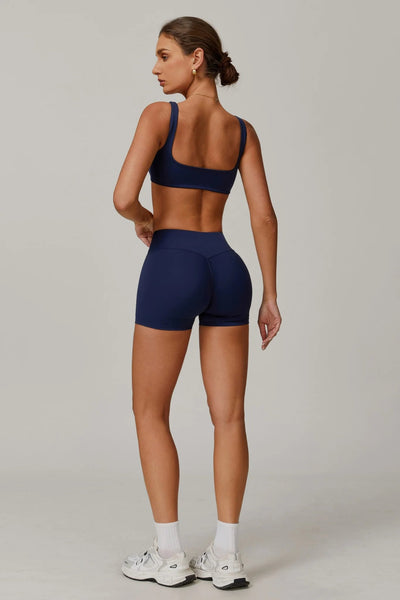 Novalie Short with Scrunch | Burgundy