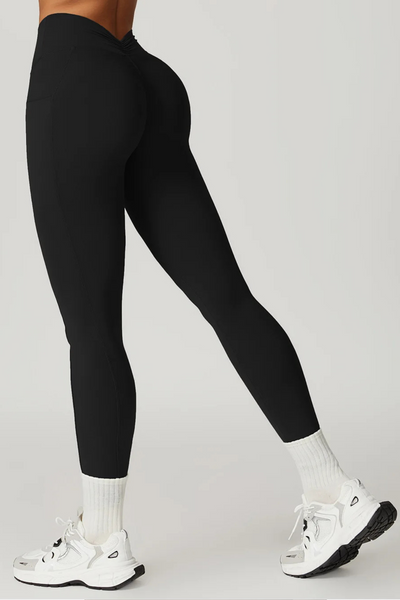 Noa Legging with Scrunch | Black
