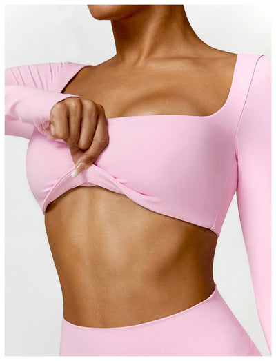 Mia Crop Top | Sage