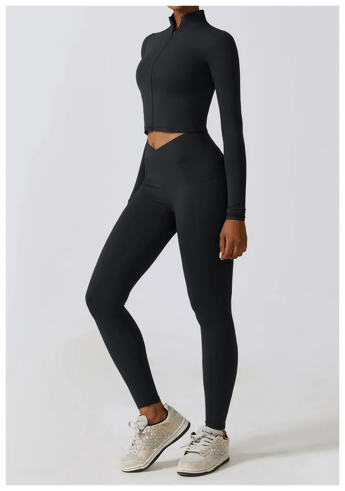 Isla Zip-Up Jacket | Black