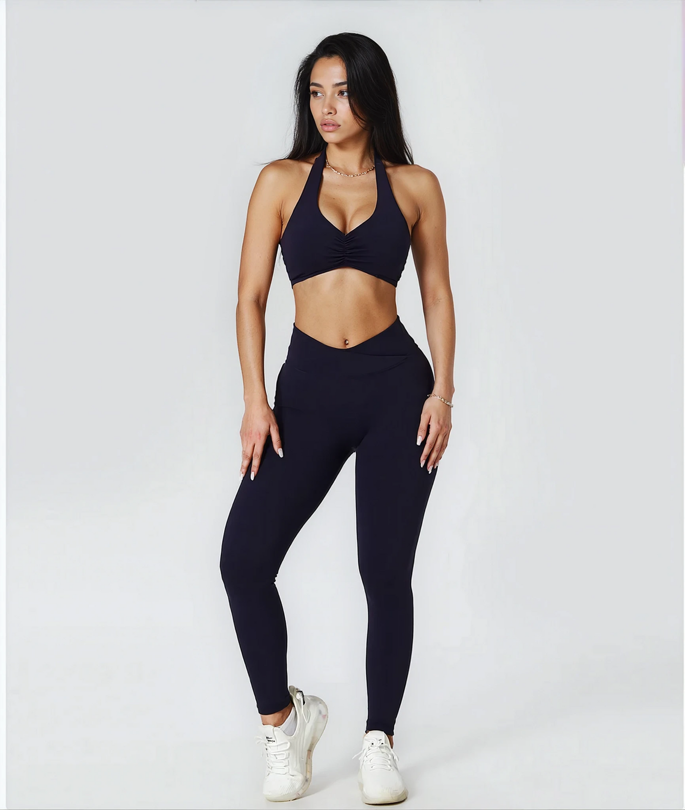 Zayra Legging with Scrunch | Midnight Navy