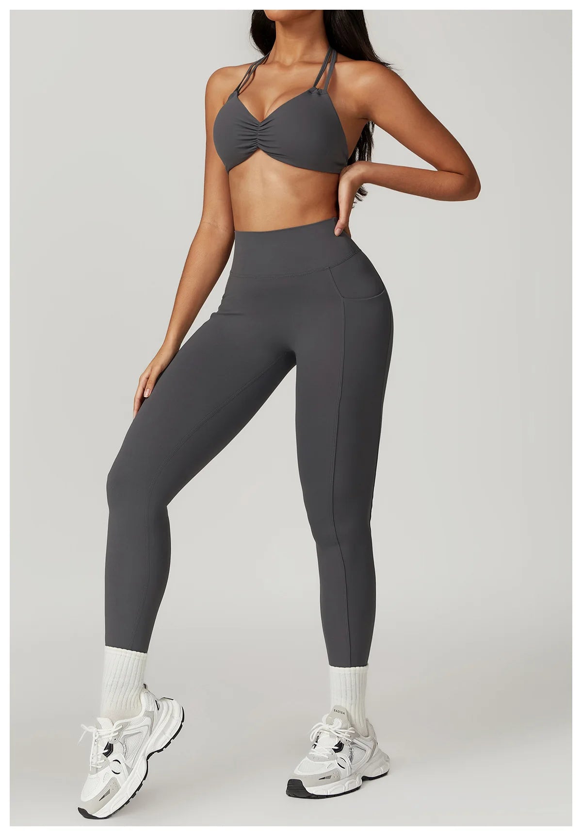 Noa Legging with Scrunch | Black