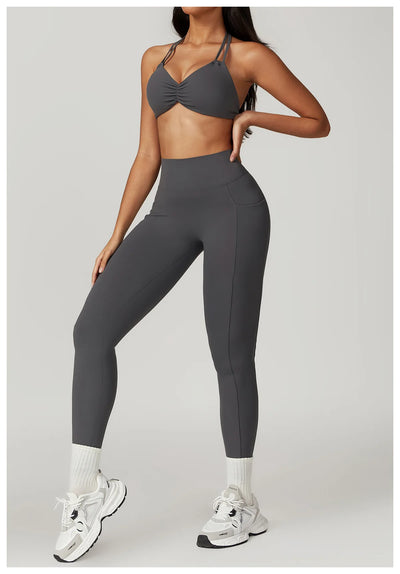 Noa Legging with Scrunch | Black