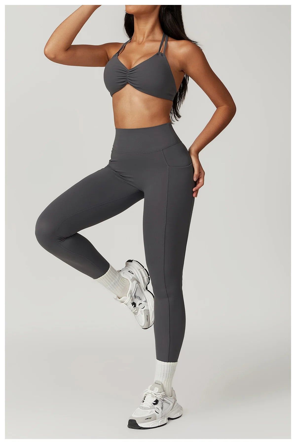 Noa Legging with Scrunch | Black