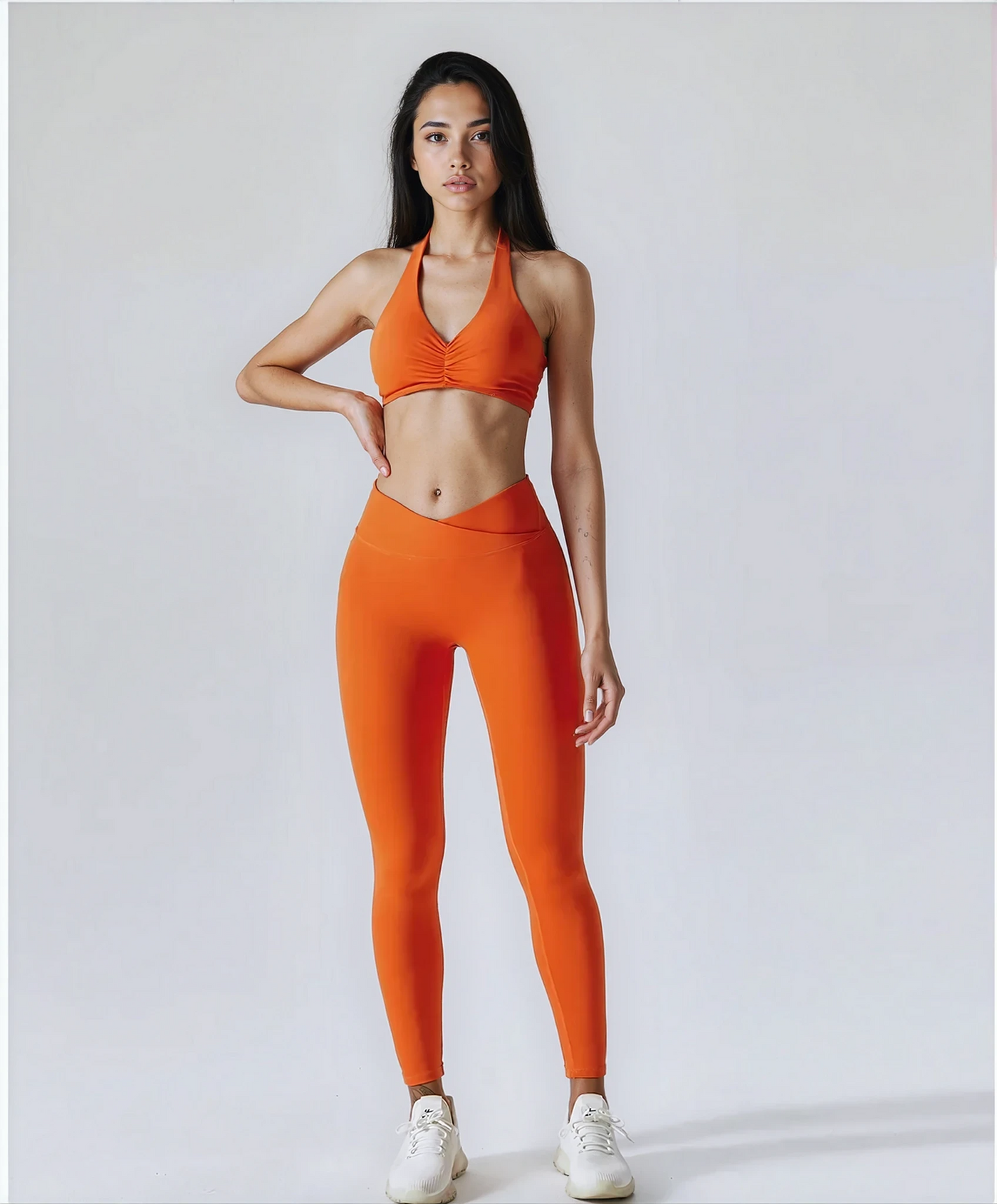 Zayra Legging with Scrunch | Mandarin