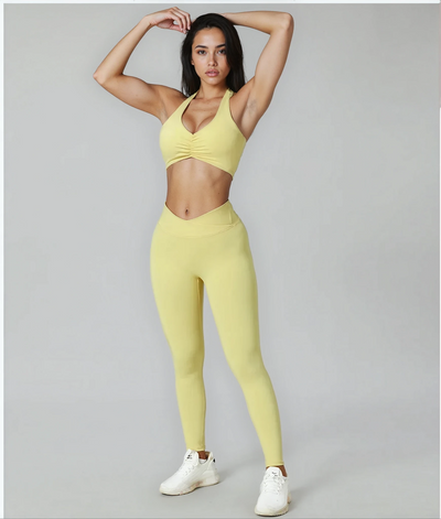 Zayra Legging with Scrunch | Citrus Sorbet