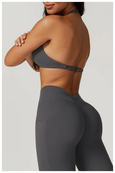 Noa Legging with Scrunch | Black
