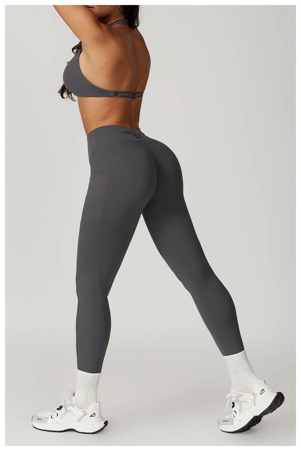 Noa Legging with Scrunch | Black