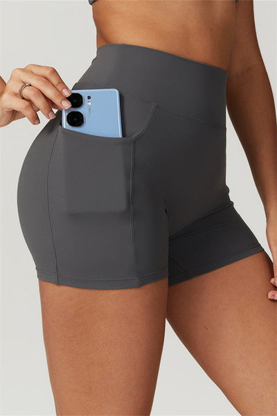 Emily Layla Shorts with Scrunch | Steel Grey