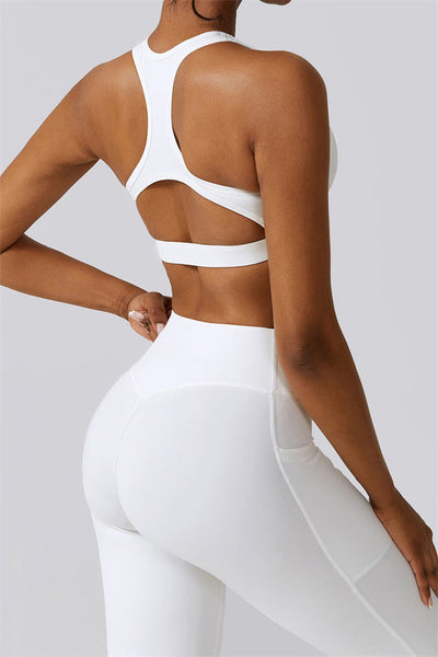 Noir Sport Bra | Aloë