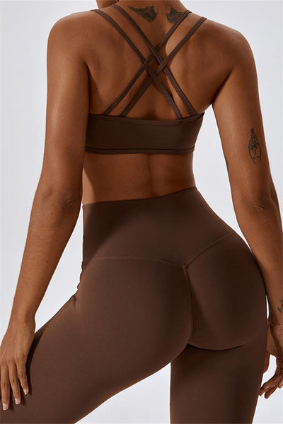 Laura Sport Bra | Graphite Taupe