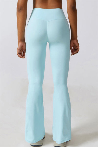 Elara Flared Legging with Scrunch | Aloë