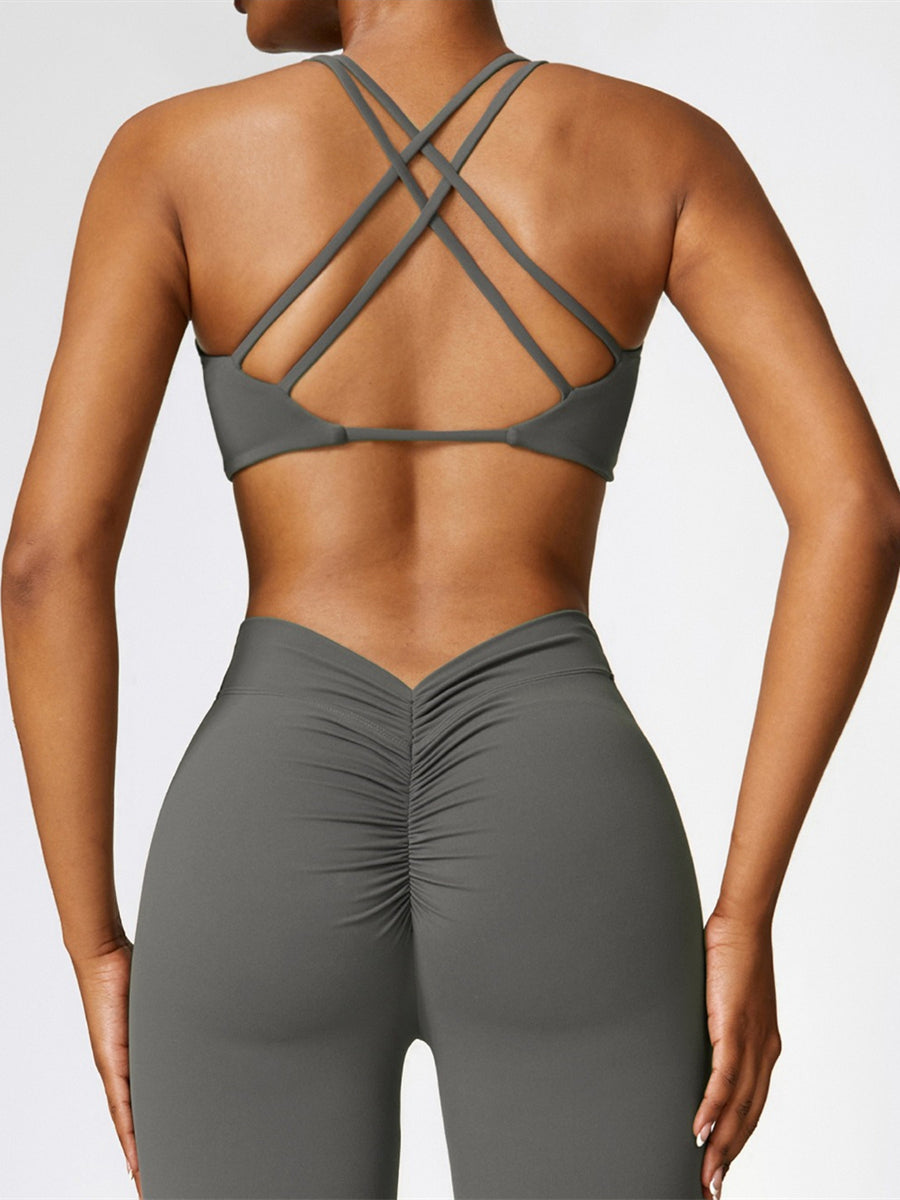 Olivia Sport Bra | Stone