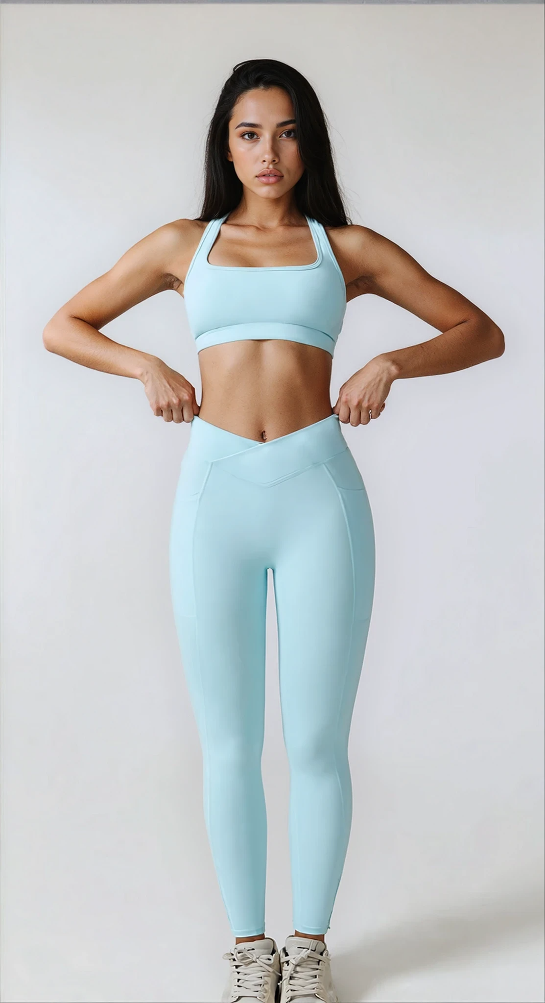 Brianna Legging none Scrunch | Ice Blue