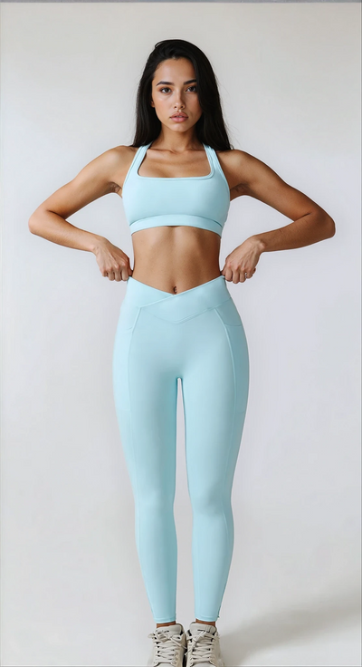 Brianna Legging none Scrunch | Ice Blue