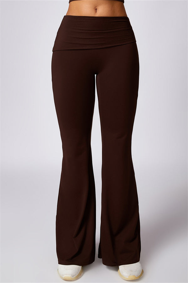 Farah Flared Legging zonder Scrunch | Soft Charcoal