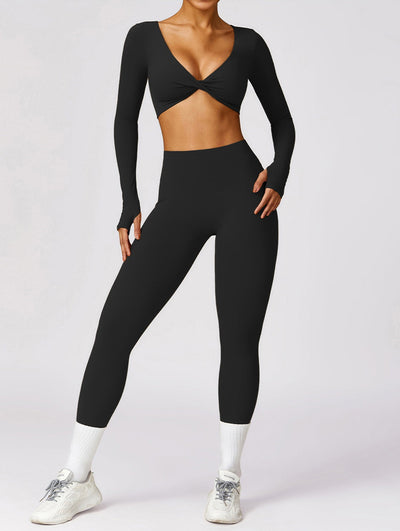 Luna Crop Top | Black