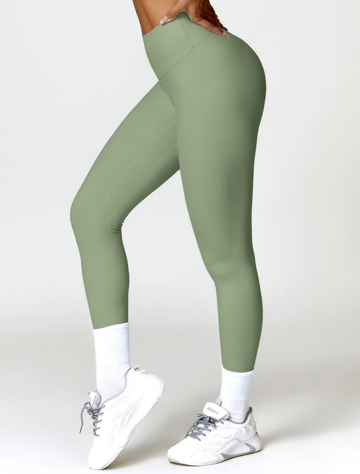 Skylar Legging with Scrunch | Steel Blue