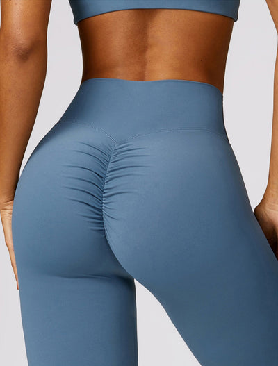 Skylar Legging with Scrunch | Steel Blue