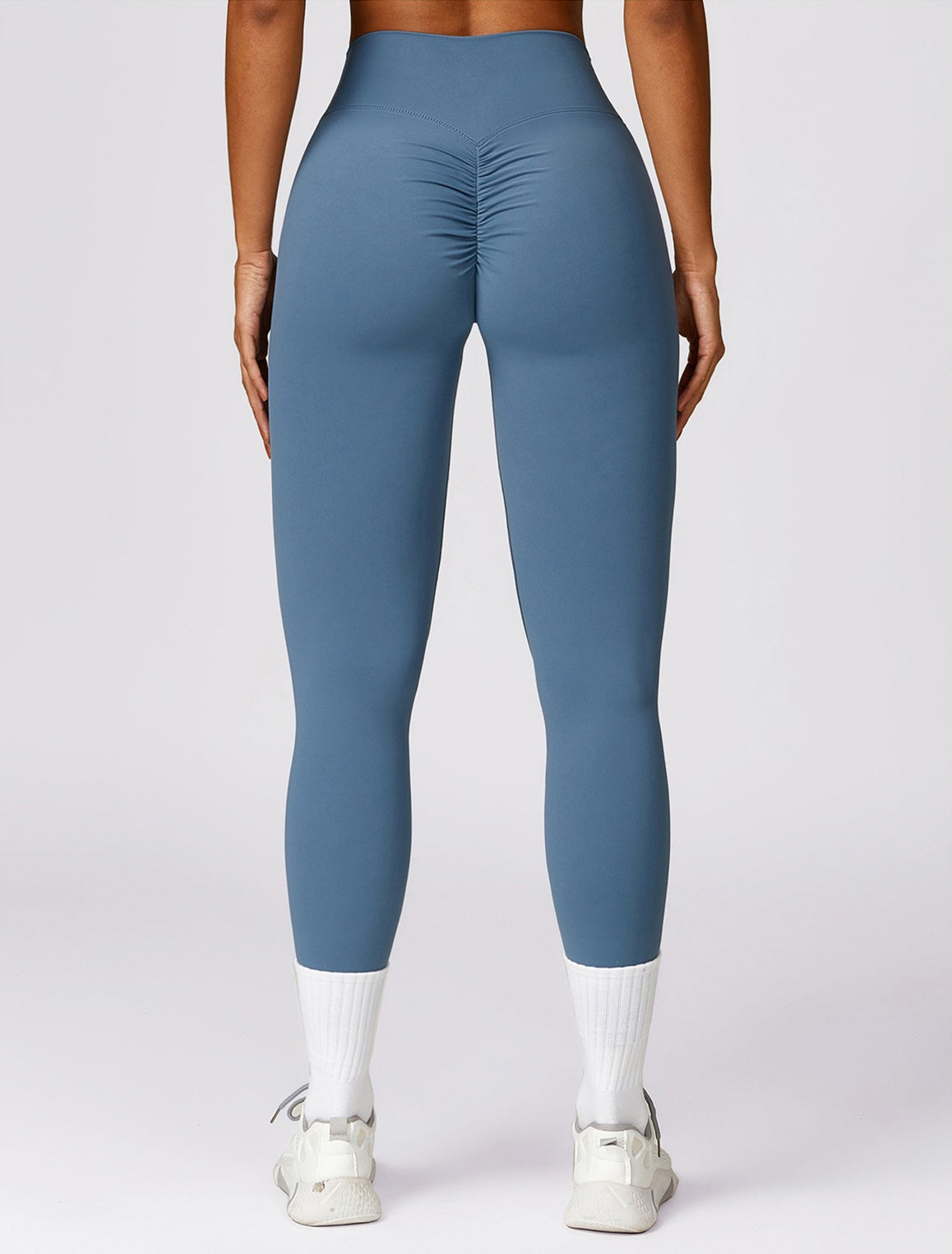 Skylar Legging with Scrunch | Steel Blue