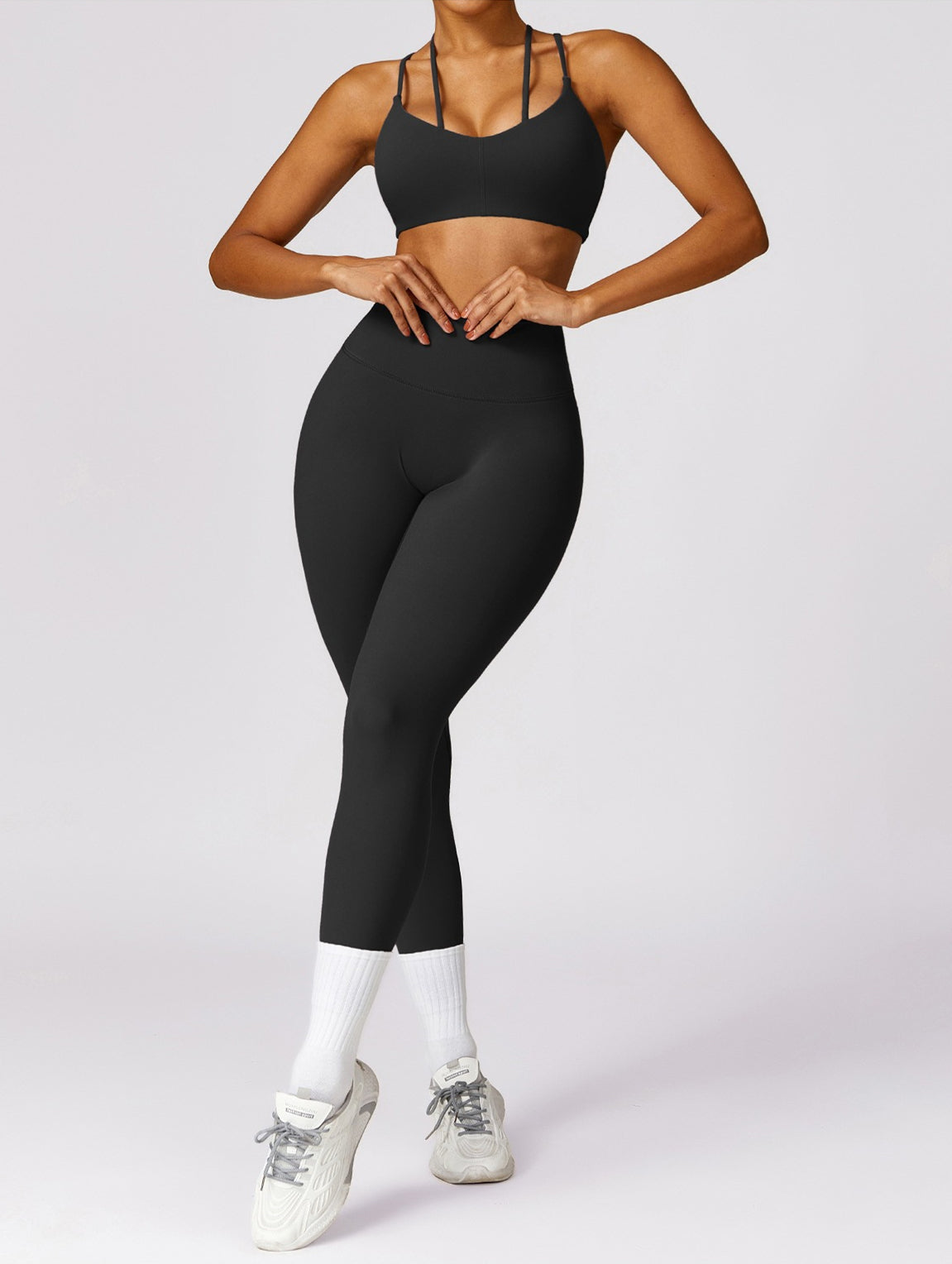 Blake Sport Bra | Soft Black