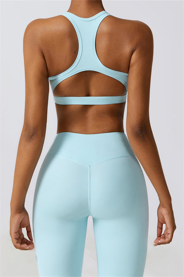 Noir Sport Bra | Aloë