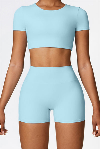 Lina Crop Top | Light Grey