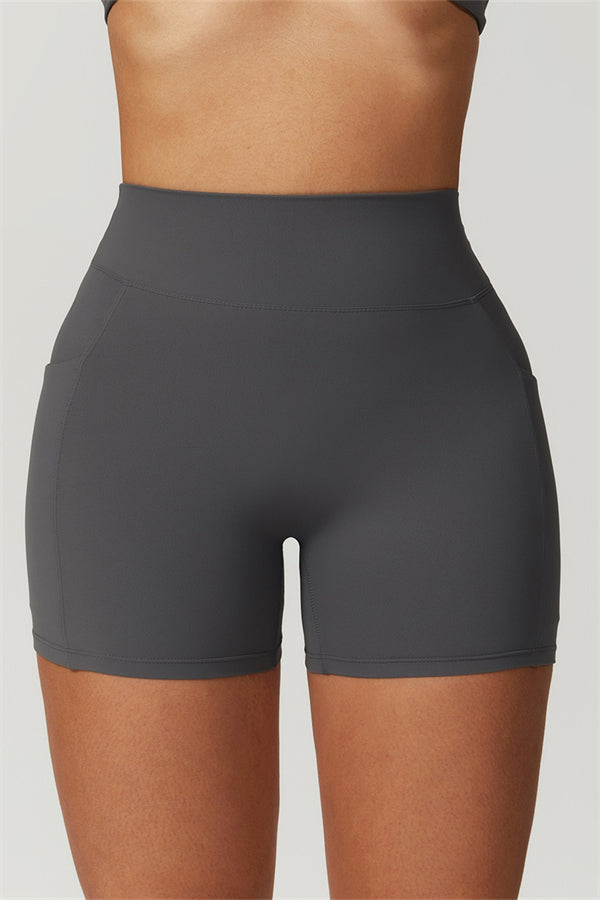 Emily Layla Shorts with Scrunch | Steel Grey