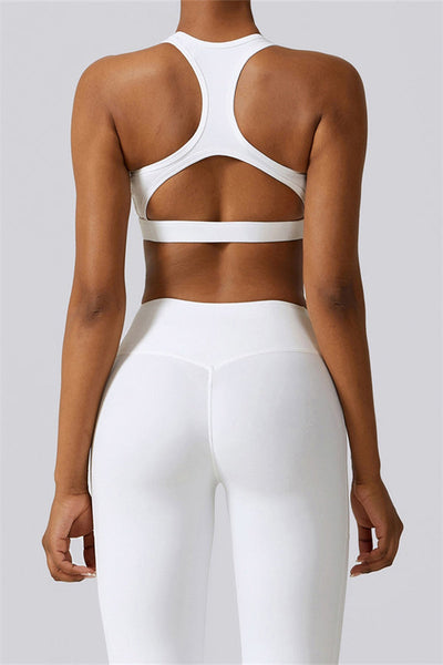 Noir Sport Bra | Aloë